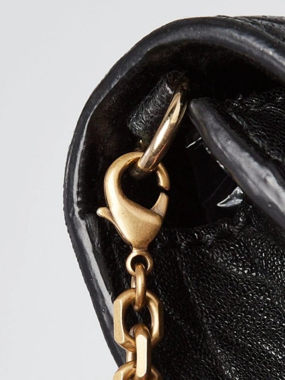 Christian Dior Black Pebbled Calfskin Leather J'ADIOR Wallet on Chain Clutch Bag - Picture 11 of 11